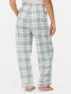 Check Flannel Pajama Bottoms