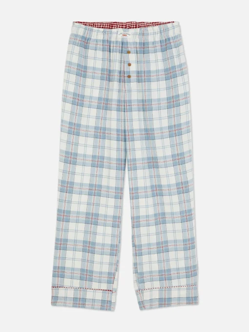 Check Flannel Pajama Bottoms
