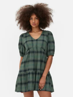 Check Mini Tea Dress