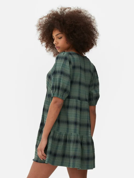Check Mini Tea Dress