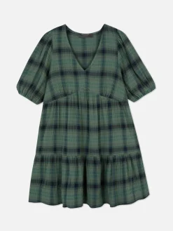 Check Mini Tea Dress