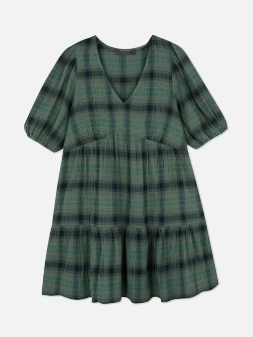 Check Mini Tea Dress