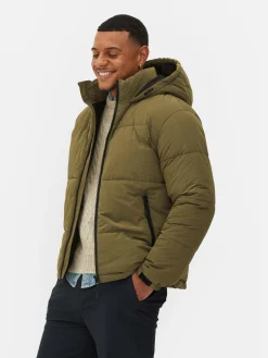 Check Puffer Jacket