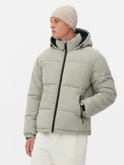Check Puffer Jacket