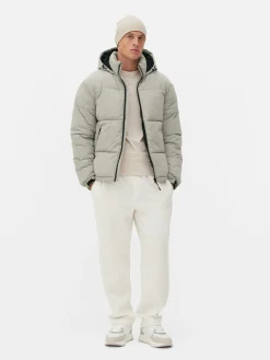 Check Puffer Jacket