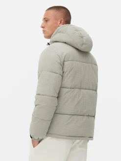 Check Puffer Jacket