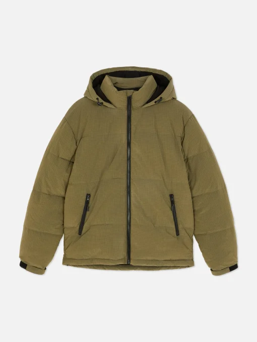 Check Puffer Jacket