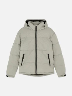 Check Puffer Jacket