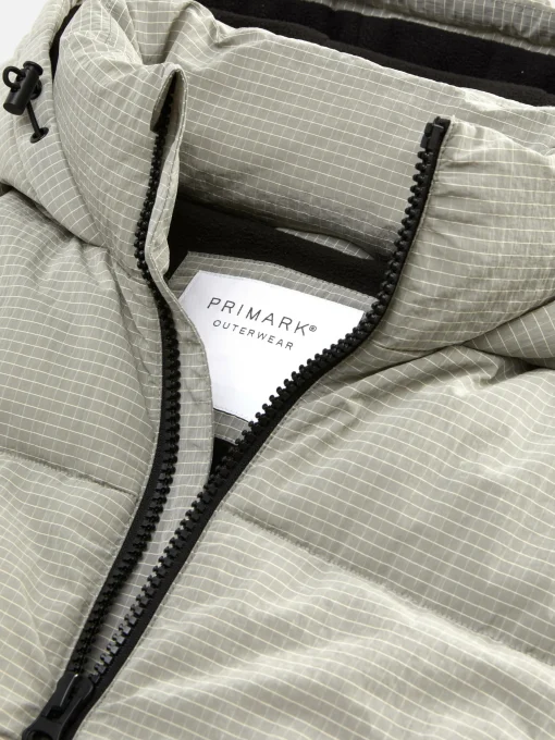 Check Puffer Jacket