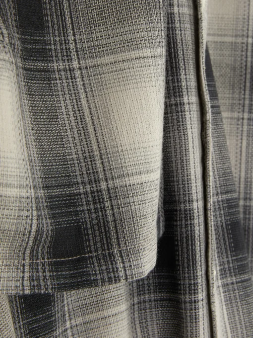 Check Textured Short Sleeve Shirt