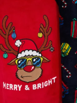Christmas Reindeer Fleece Pajamas