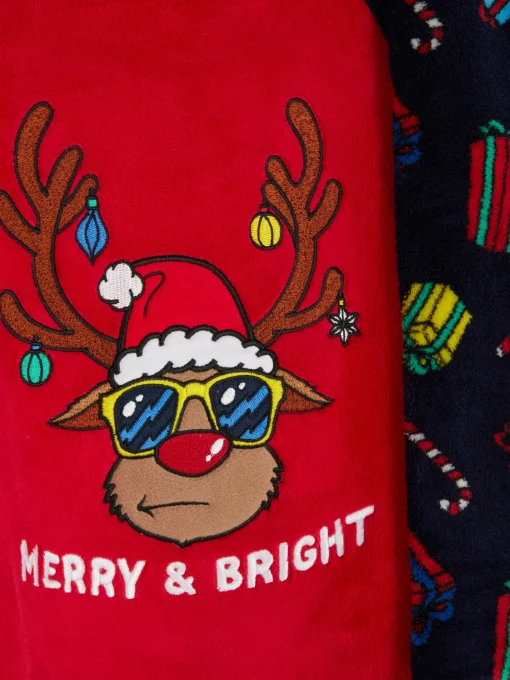 Christmas Reindeer Fleece Pajamas