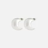 Chunky Half Hoop Earrings