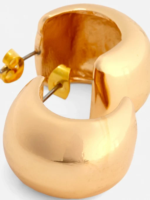 Chunky Half Hoop Earrings