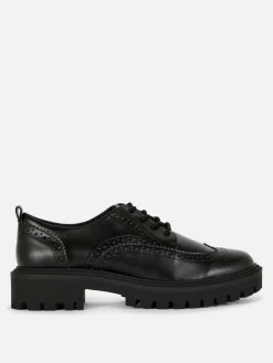Chunky Lace-Up Wingtips