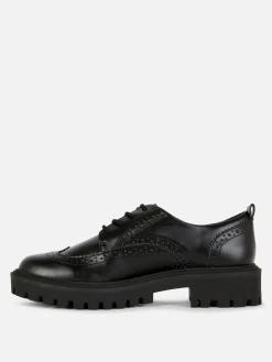 Chunky Lace-Up Wingtips