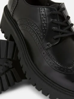 Chunky Lace-Up Wingtips