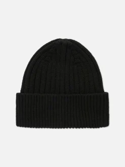 Chunky Ribbed Beanie Hat