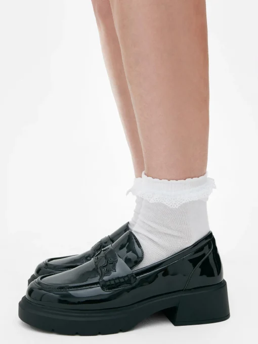 Chunky School Loafers