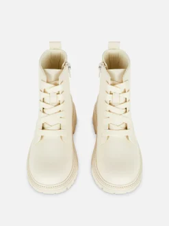 Chunky Side Zip Boots