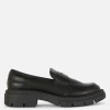 Chunky Sole Faux Leather Loafers