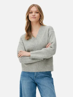 Chunky V-Neck Sweater