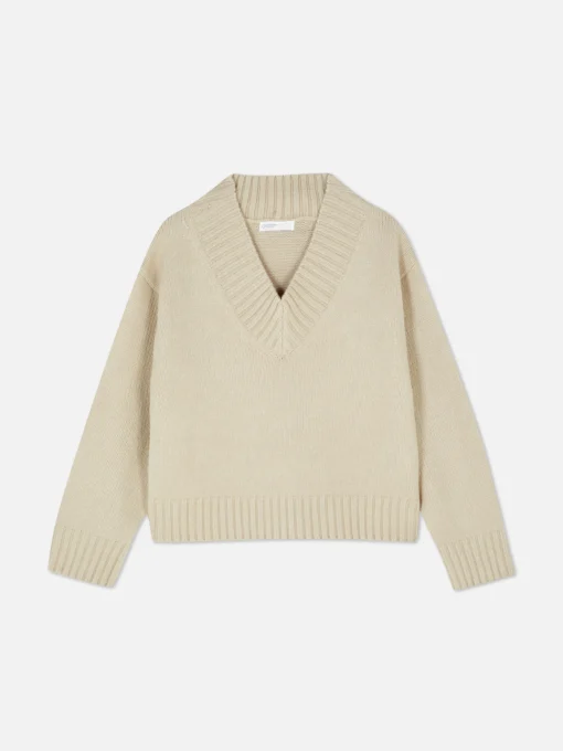 Chunky V-Neck Sweater