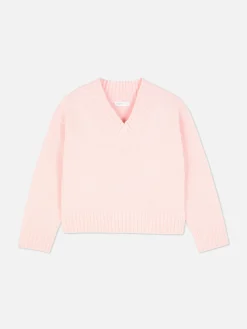 Chunky V-Neck Sweater