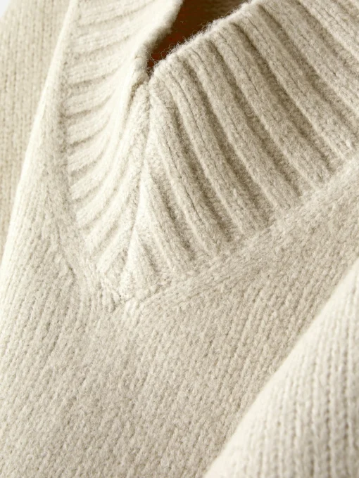 Chunky V-Neck Sweater