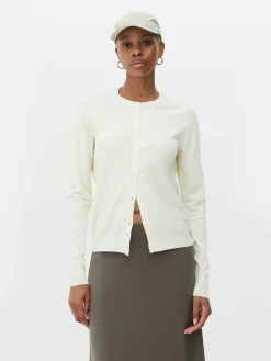 Classic Crew Neck Cardigan