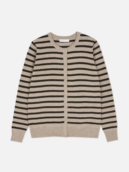 Classic Crew Neck Cardigan