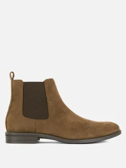 Classic Faux Suede Chelsea Boots