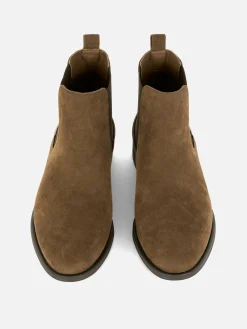 Classic Faux Suede Chelsea Boots