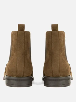Classic Faux Suede Chelsea Boots