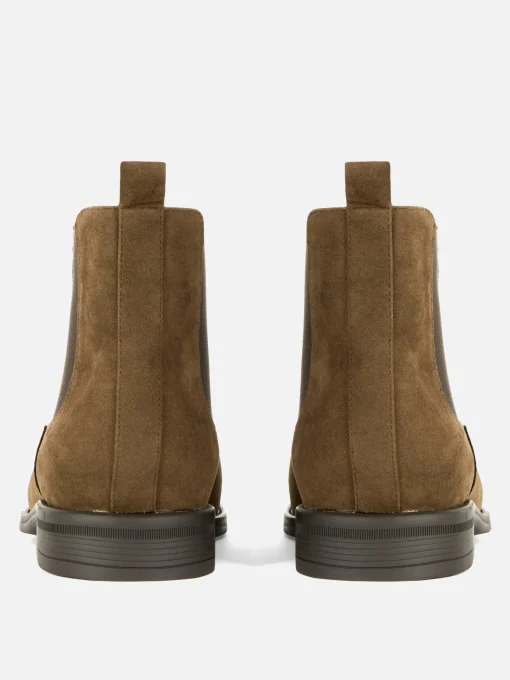 Classic Faux Suede Chelsea Boots