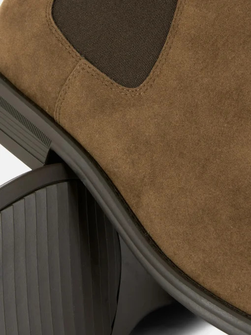 Classic Faux Suede Chelsea Boots
