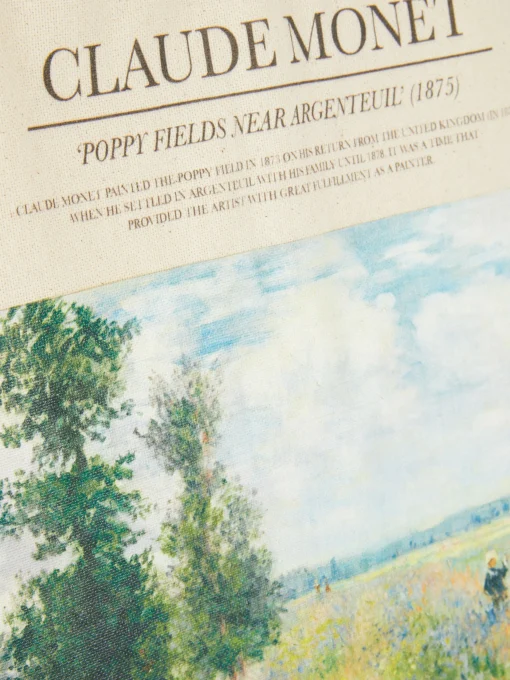 Claude Monet Canvas Bag