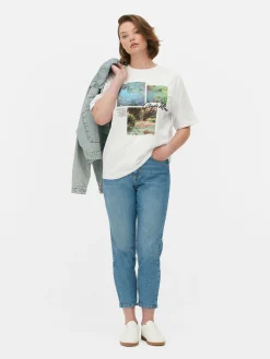 Claude Monet Panel Graphic T-Shirt