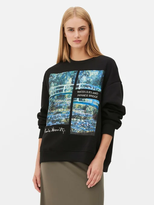 Claude Monet Water Lillies Sweatshirt