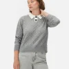 Collared Cable Knit Sweater