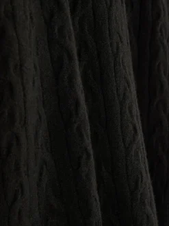Collared Cable Knit Sweater