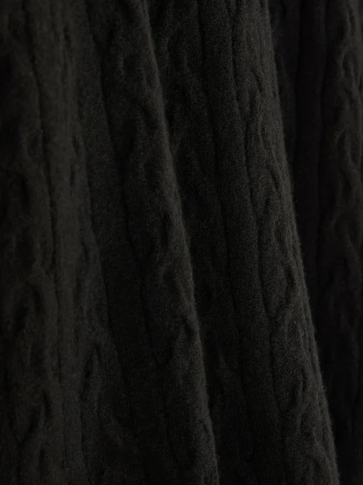 Collared Cable Knit Sweater