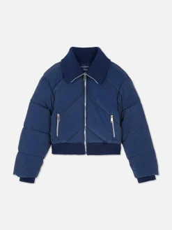 Collared Puffer Jacket