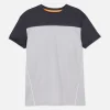 Color Block Mesh T-Shirt
