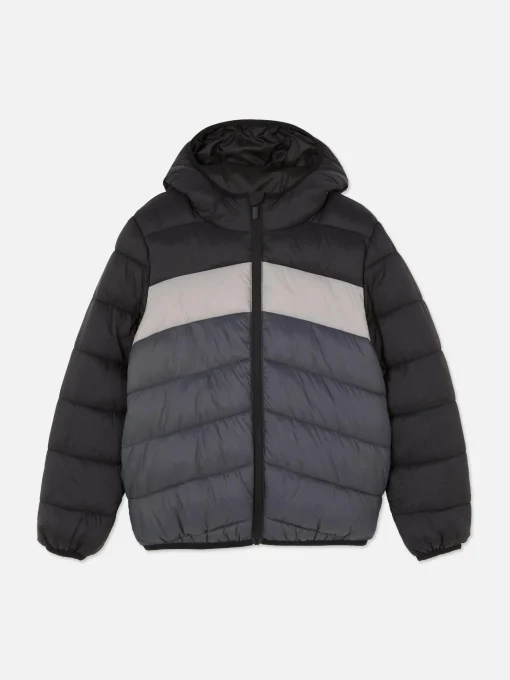 Color Block Padded Jacket