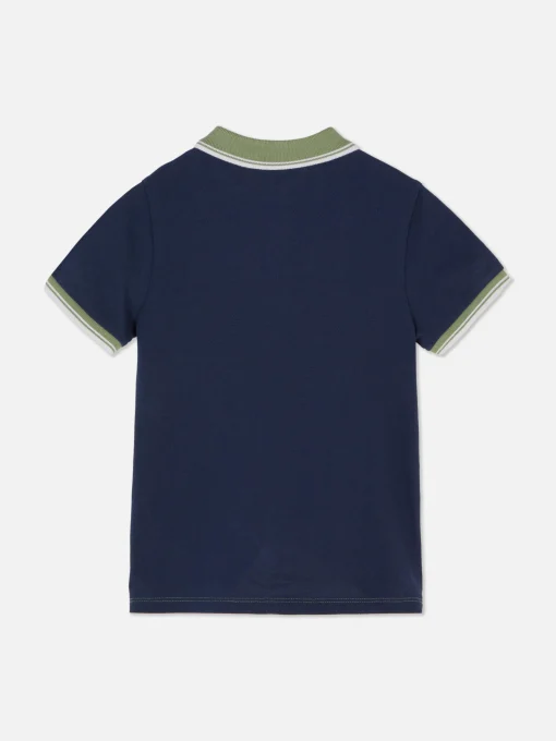 Color Block Polo