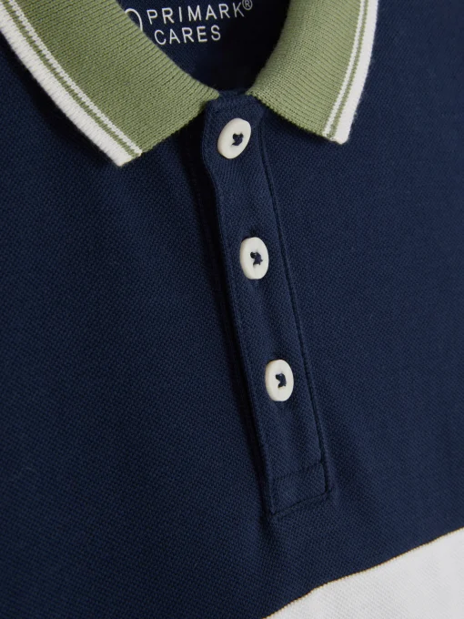 Color Block Polo