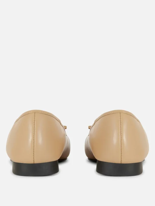 Contrast Cap Toe Ballet Flats