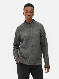 Contrast Stitch Sweater