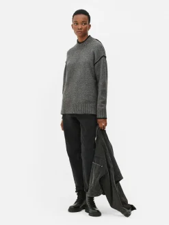Contrast Stitch Sweater